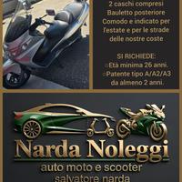 Noleggio auto moto e scooter