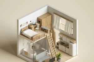 Loft soppalcato 700 EURO SPESE INCLUSE-MM1