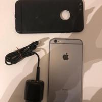 Iphone 6 s plus + caricabatterie + cover