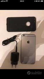 Iphone 6 s plus + caricabatterie + cover