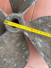 Coppia elica 4 pale ottone per linea asse