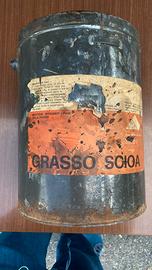 Bidone vaso del grasso in latta