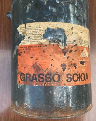 Bidone vaso del grasso in latta