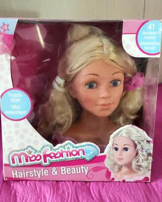 Bambola Miss Fashion Hairstyle and Beauty