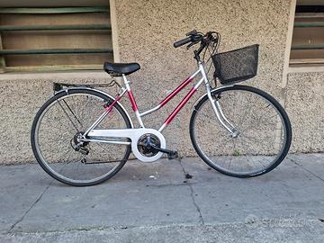 donna 28 con marce e cestino pronta all'uso 