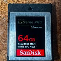 SanDisk Extreme PRO CF express type B card