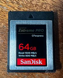 SanDisk Extreme PRO CF express type B card