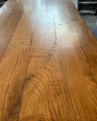 Tavolo rovere massello massiccio 200x90