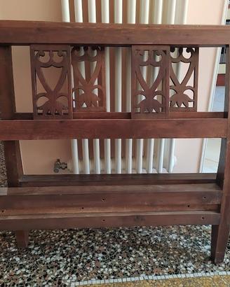 spalliere letto in noce
