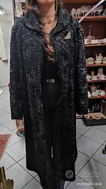 pelliccia breitschwanz nera lunga 