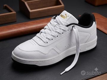 Scarpe Sneakers Puma Bianche e Oro - Taglia 36