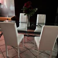 Set sedie per sala da pranzo