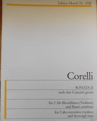 spartiti musica da camera Corelli Sonata 