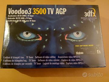 3DFx Voodoo 3 3500 TV AGP NUOVA SIGILLATA Vintage