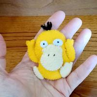 Pokemon Psyduck peluche fatto a mano plush piatto