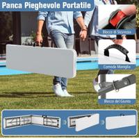 Panca pieghevole 180cm