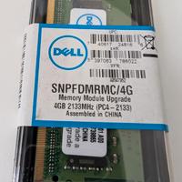 25 RAM SODIMM 4GB PC4 2133 DELL nuove