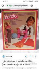 MAGLIERIA MAGICA BARBIE VINTAGE