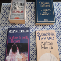 N. 4 Romanzi di Oriana Fallaci e Susanna Tamaro