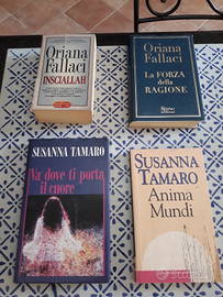 N. 4 Romanzi di Oriana Fallaci e Susanna Tamaro