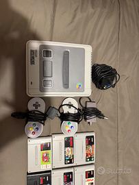 Super nintendo con giochi