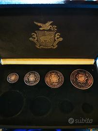 Set monete argento 999 Guinea 1969 – cofanetto ori