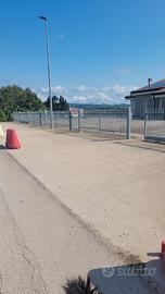 ringhiera in ferro zincata.