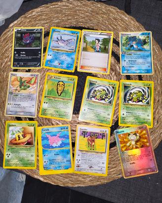 Lotto Carte Pokemon Vintage 12 pezzi