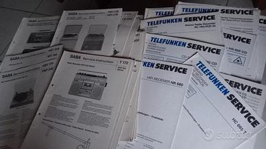 Manuali Service, Saba, e Telefunken.