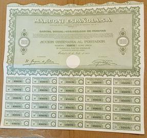 Titolo Ord. Marconi spagnola