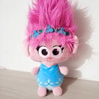 Trolls 🌈- Peluche Poppy, 23 cm, Multicolore Littl