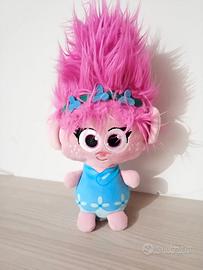 Trolls 🌈- Peluche Poppy, 23 cm, Multicolore Littl