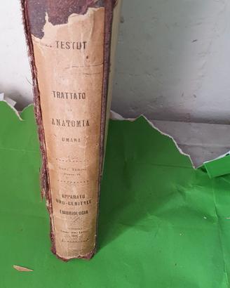 Un volume (il terzo) di Anatomia Umana di Testut