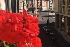 Stanza in centro luminosa con bagno