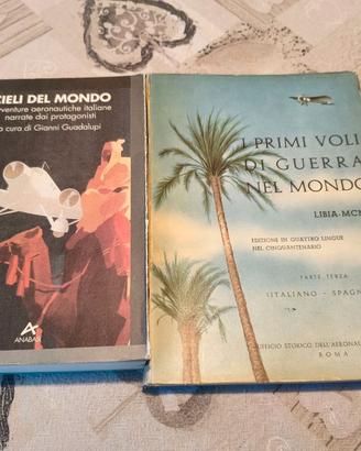 2 libri vintage aviazione: Cieli del Mondo