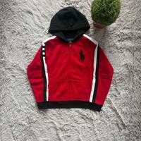 Polo Ralph Lauren felpa con zip vintage big pony –