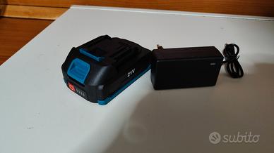 Batteria litio 21V+ caricatore x Makita compatibil