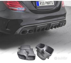 TERMINALI SCARICO MERCEDES W205 C205 14- LOOK BRAB