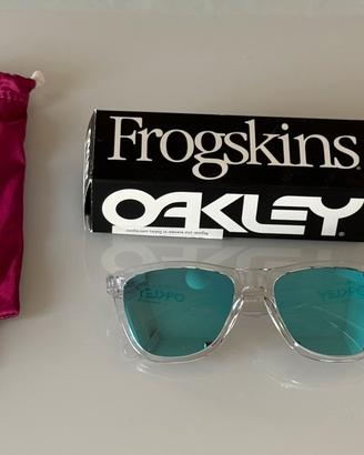 Occhiali OAKLEY trasparenti Blu