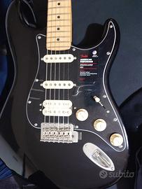 fender stratocaster performer hss black