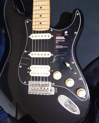 fender stratocaster performer hss black