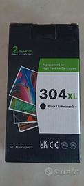 Confezione 2 Cartucce COMPATIBILI HP 304XL Nero –