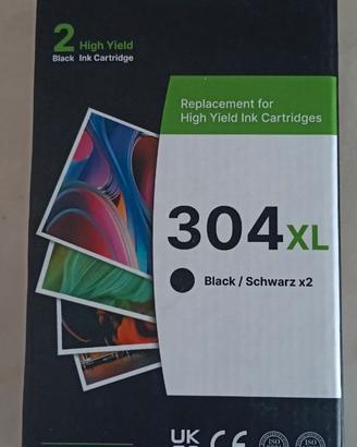Confezione 2 Cartucce COMPATIBILI HP 304XL Nero –