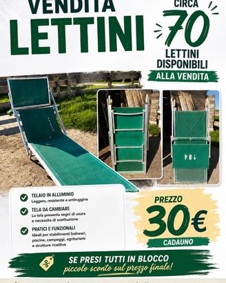 CIRCA 70 LETTINI PRENDISOLE –