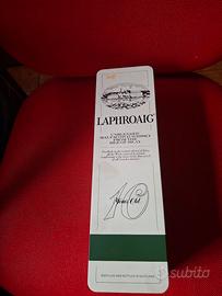 bottiglia con scatola originale whisky laphroaig