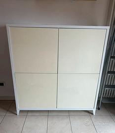 Mobile Madia mondo convenienza bianco lucido
