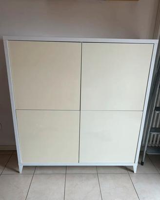 Mobile Madia mondo convenienza bianco lucido