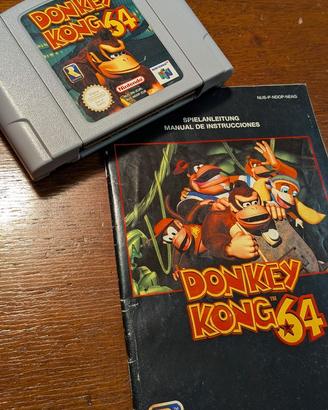 Donkey Kong 64 PAL + Manuale Originale