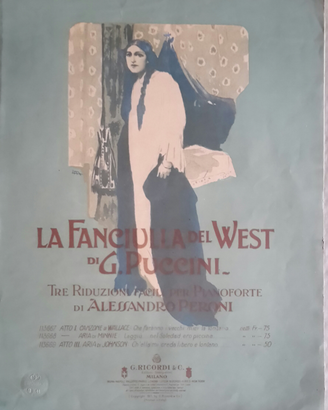 Spartito La fanciulla del west