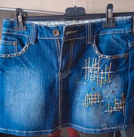 Minigonna jeans donna